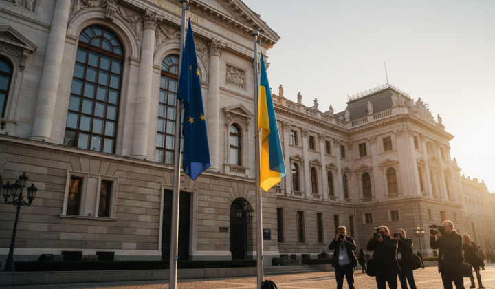 The EU supports Ukraine financially