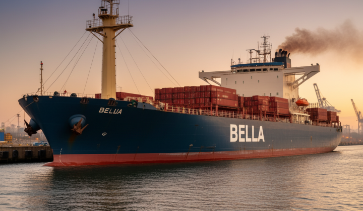 Танкер Bella 1 с российским флагом
