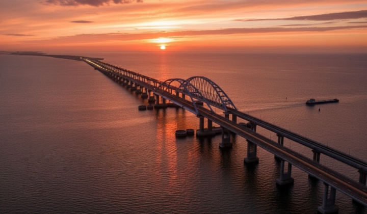 Посилена охорона Кримського мосту