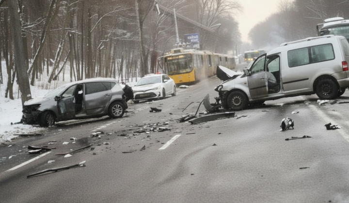 ДТП на вулиці Стеценка в Києві