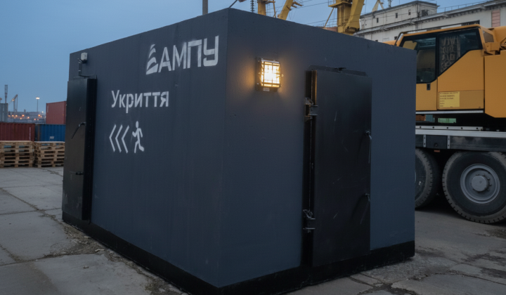 Mobile shelters in the ports