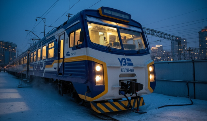 New electric train of Ukrzaliznytsia