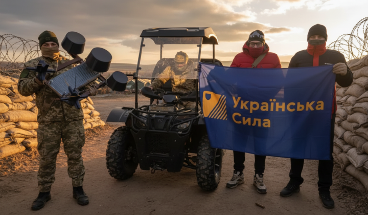 Автомобили и дроны для ВСУ