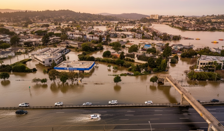 Flood in Northern California