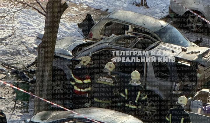 Вибух позашляховика в Києві