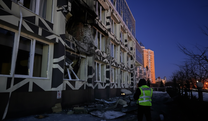 Strike on hospital in Kyiv