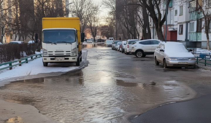 Аварія на водопроводі в Києві
