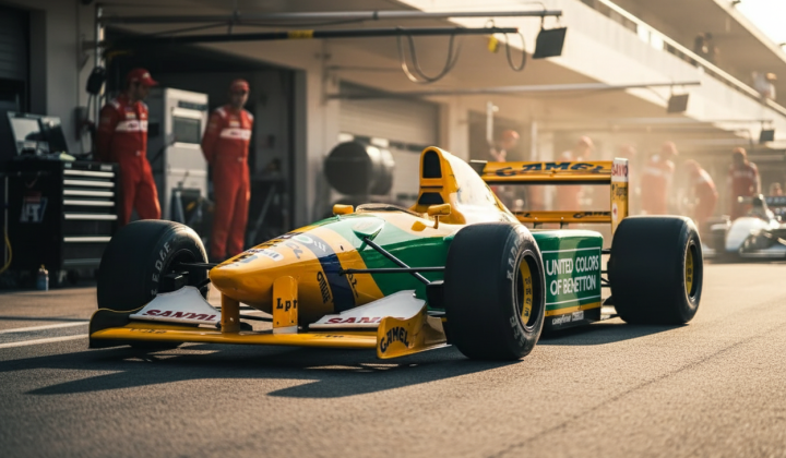 Болид Шумахера Benetton B192