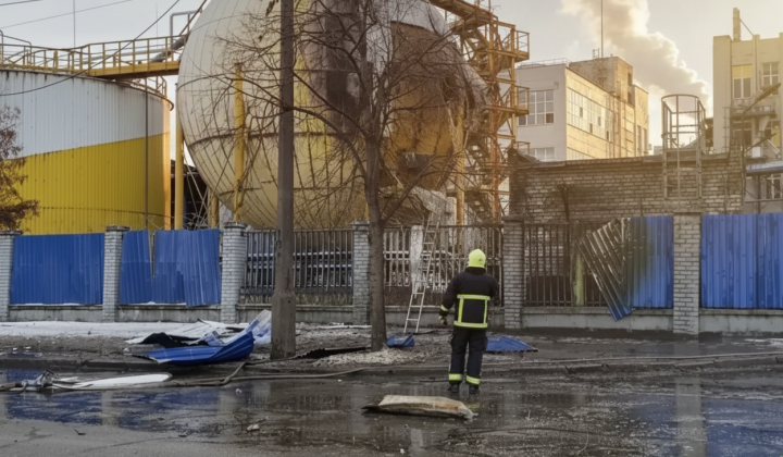 Drone attack on Bunge plant