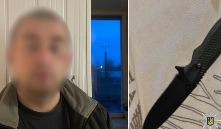 Затримання чоловіка в Києві