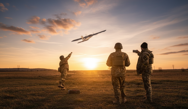 Elimination of occupiers by drones