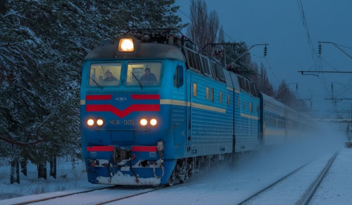 Тепловози Укрзалізниці на станції