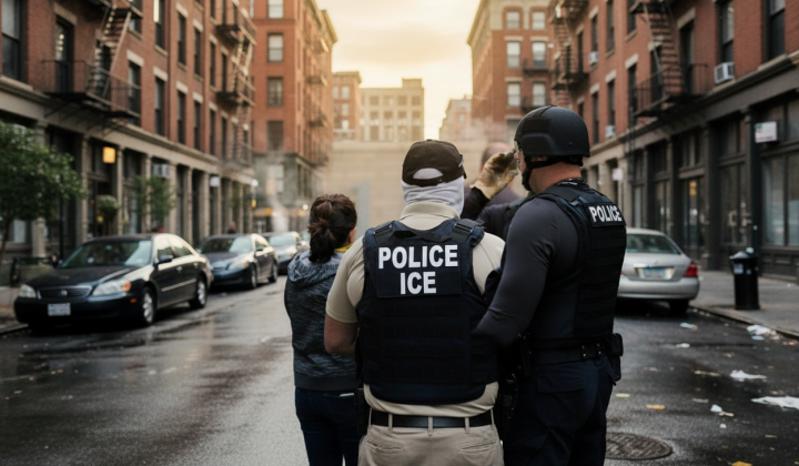 Протест после shootings ICE