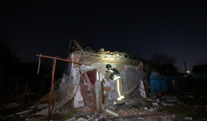 Наслідки ракетного обстрілу в Сумах