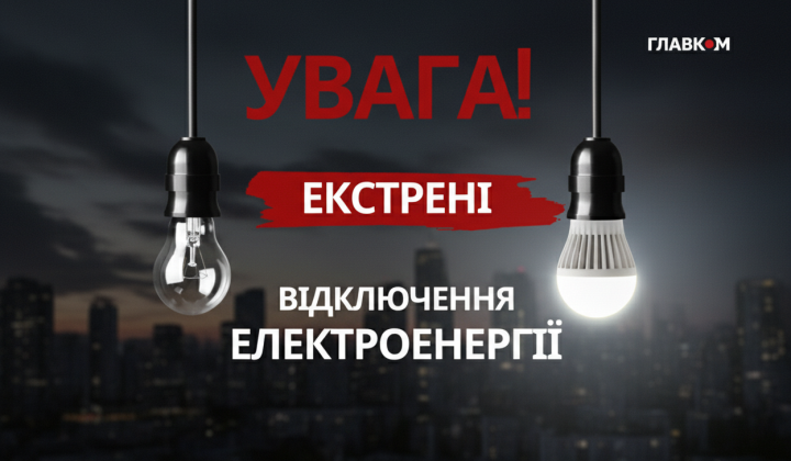 Екстрене відключення електрики на Київщині