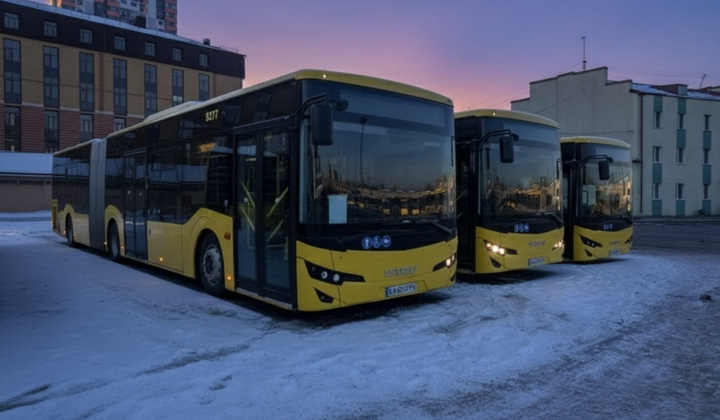 New Isuzu buses for Kyiv