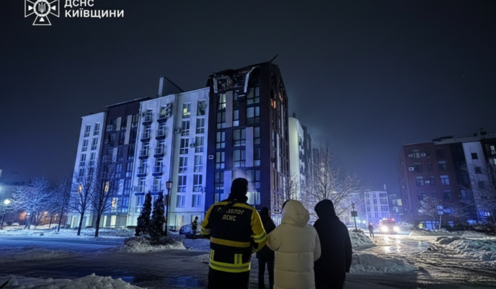Нічна атака на Київщину