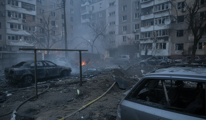 Зруйновані квартири та авто в Запоріжжі