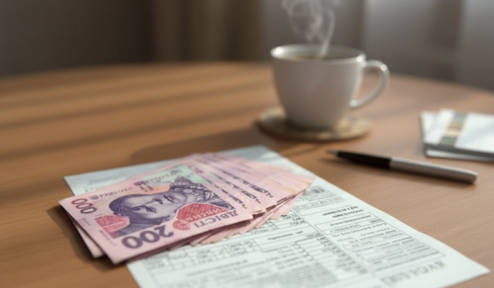 Заповнення заяви для перерахунку послуг