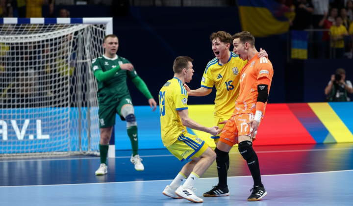 Ukraine's futsal team plays for a spot in the Euro-2026 quarterfinals