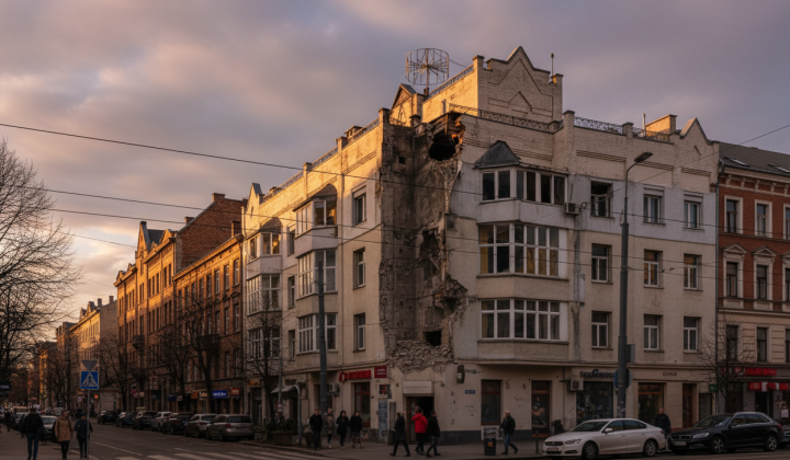 Руйнування у Голосіївському районі, Росія обстріляла Київ