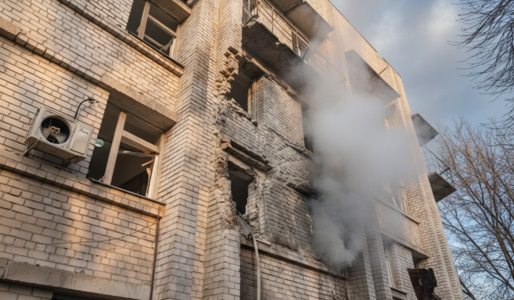 Дрон вдарив по пологовому будинку
