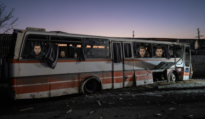 Attack on bus in Dnipropetrovsk