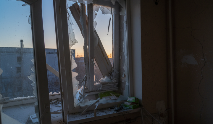 Damage from Russia's attack on Ukraine