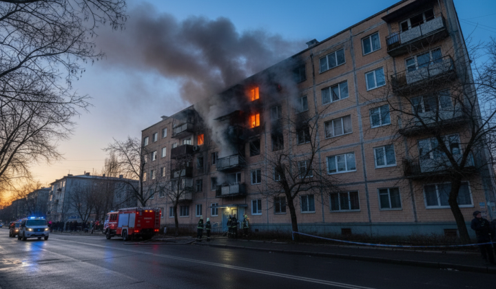 Атака дрону на будинок у Харкові