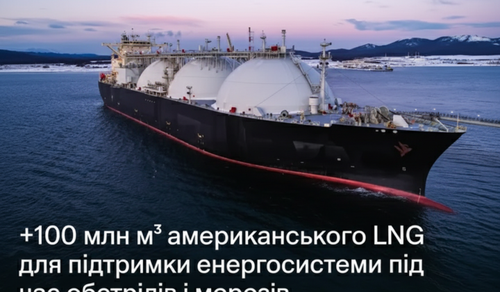 100 млн куб. м американського газу для України