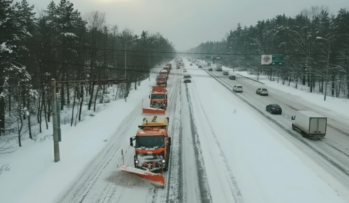 Comprehensive snow removal in Kyiv
