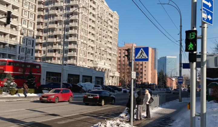 Modern barrier-free crossings in Kyiv