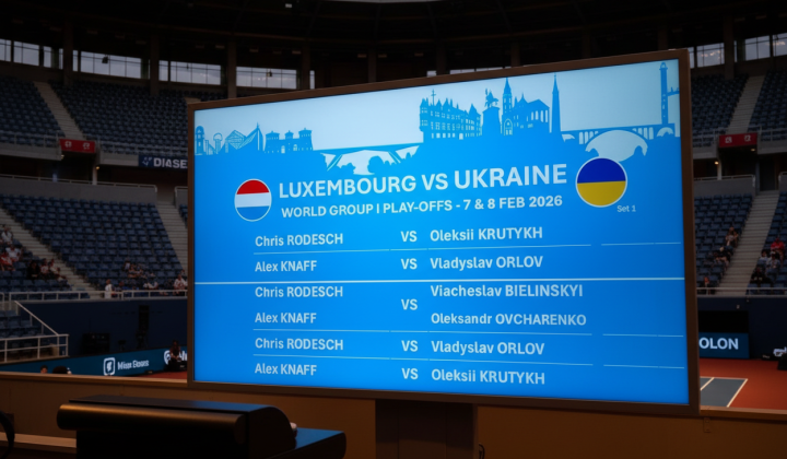 Пари плейоф Кубку Девіса: Україна vs Люксембург