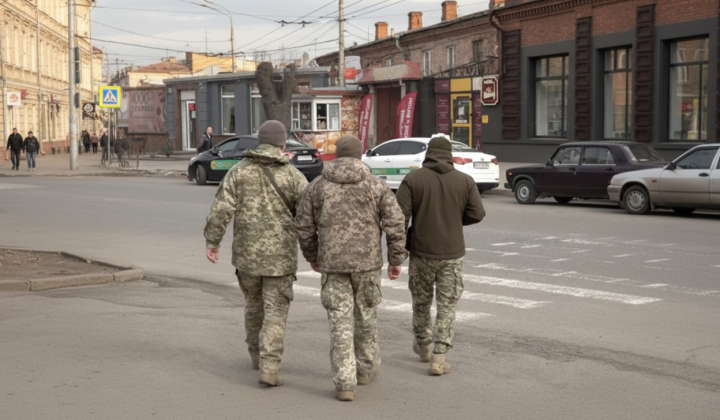 Detention of military personnel in Dnipro