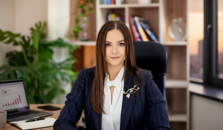 Portrait of Natalia Boyko, new temporary leader
