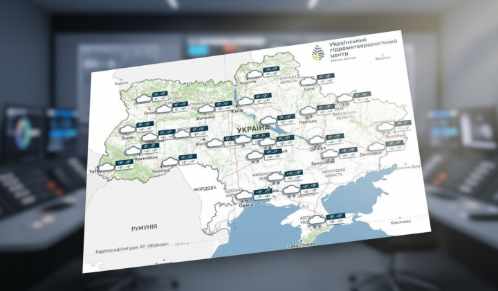 Туман, дощі та вітер з ожеледицею на вихідних