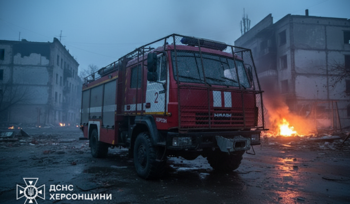 Росіяни атакували гасіння пожежі у Херсоні