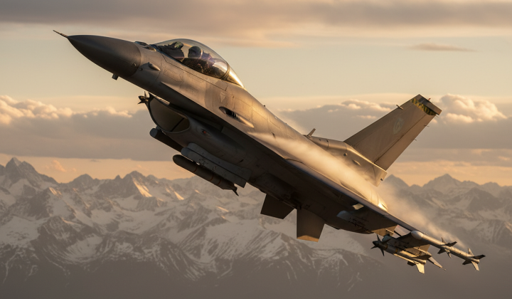 F-16 pilots defending the skies of Ukraine