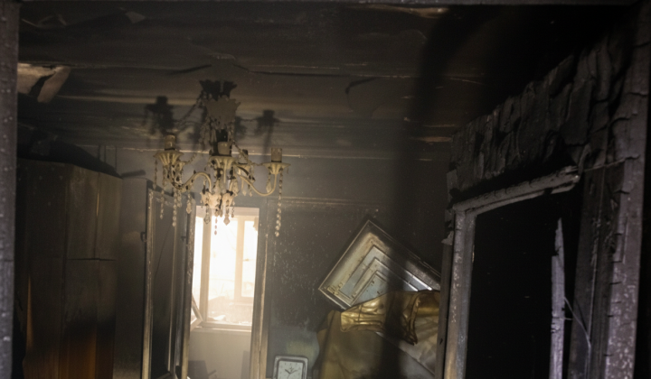 Fire in Kiev high-rise building, residents evacuation