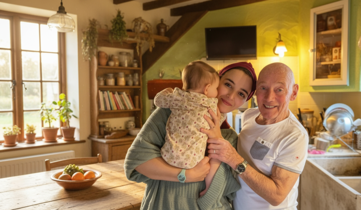 French father at 91 years old