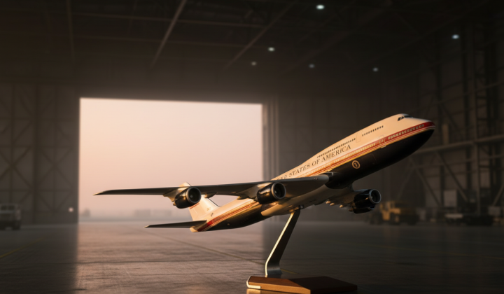Цвета в стиле Трампа для Air Force One
