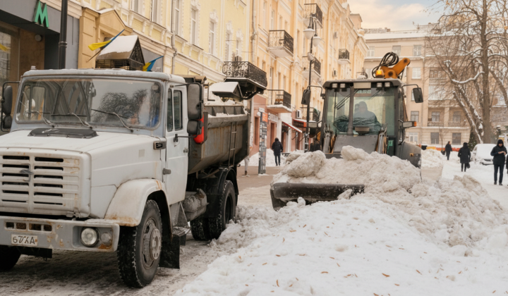 Контроль за прибиранням снігу в Києві