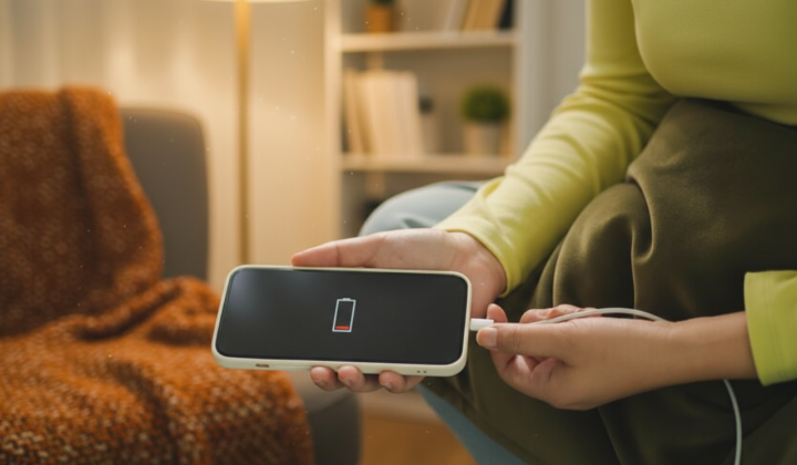 Nighttime smartphone charging
