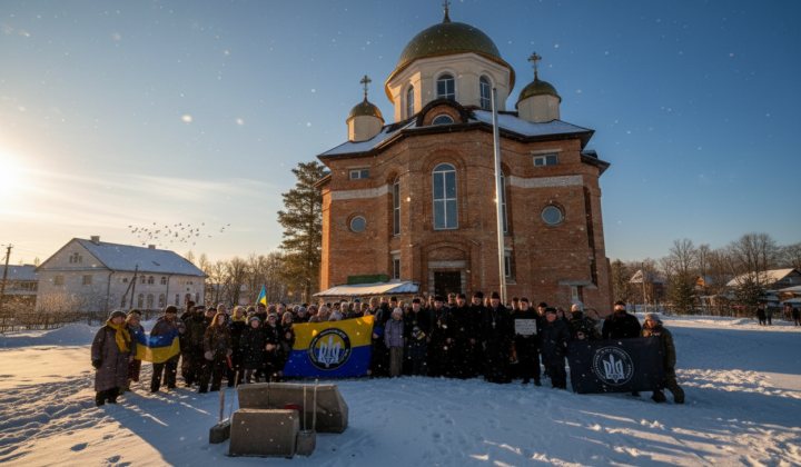 Храм в селе Счастливое в ПЦУ
