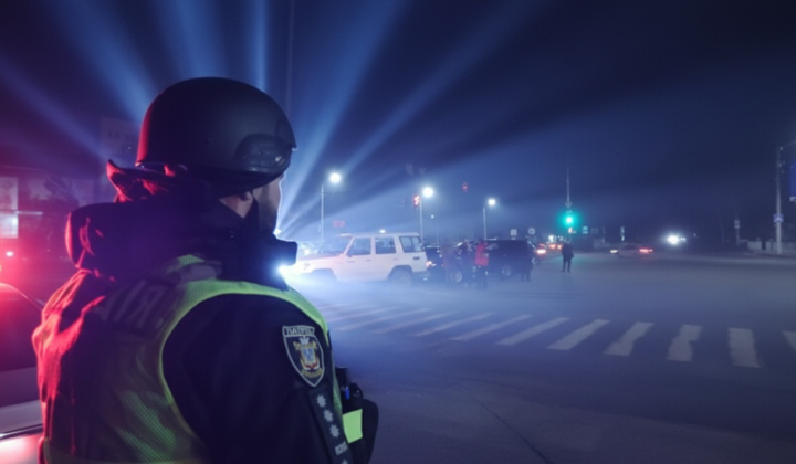 Explosion at a gas station in Mykolaiv
