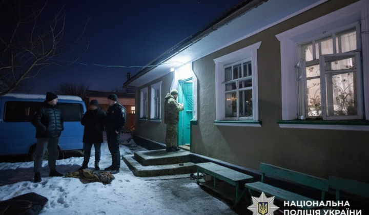 Зображення вибуху гранати в будинку