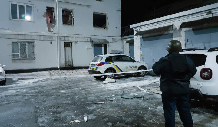 Explosion at Dnipro police: smoke on the street