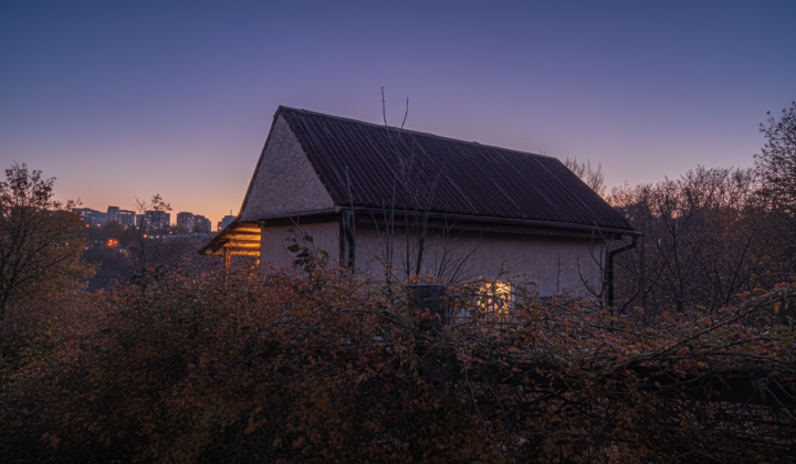 House built in Golosiivsky Park