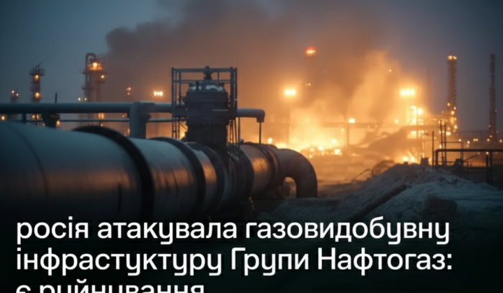 Атаки России на объекты Нафтогаза в 2025 году