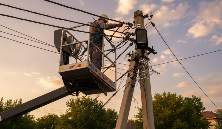 Damage to the power system in Ukraine